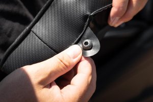 Polaris RZR S900 Knee Pads - Driver and Passenger Side - PRP Seats - With Door Speakers - Black - `14-`23